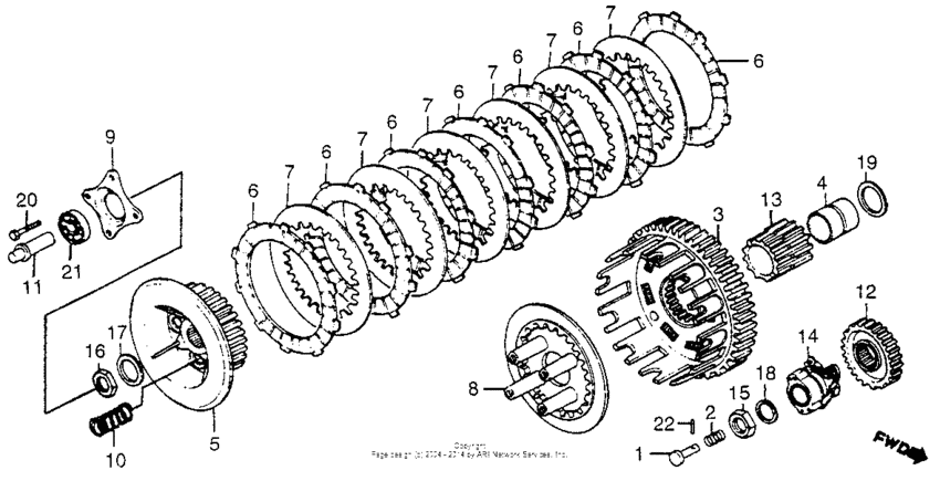 Clutch + spark advancer