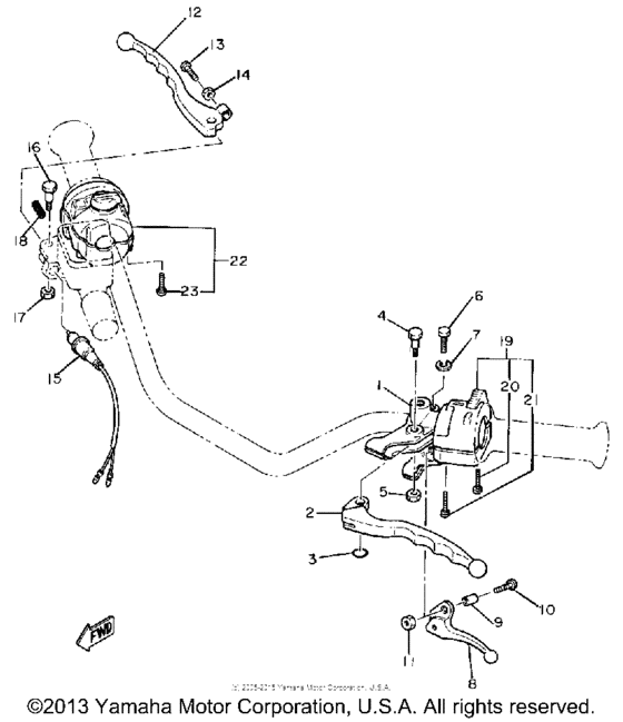 Handle switch-lever