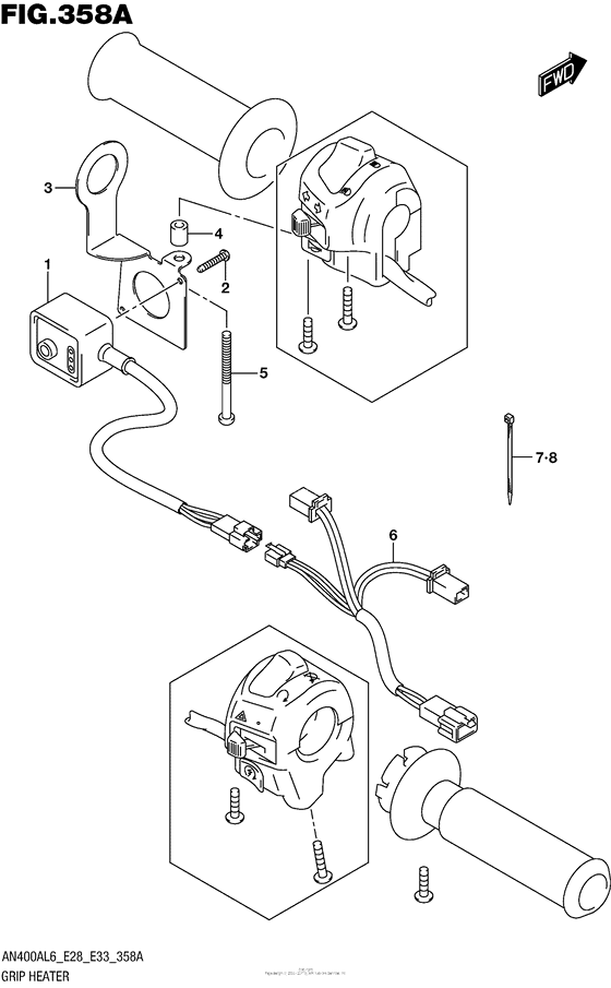 Grip Heater (An400Zal6 E28)