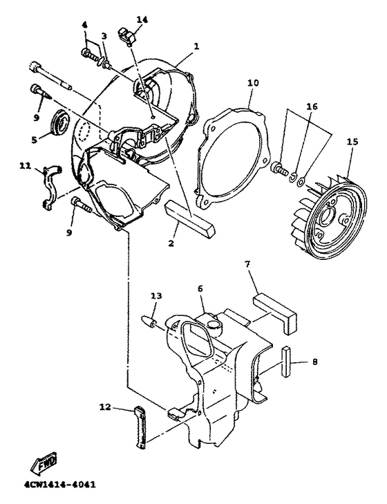 Air shroud. fan