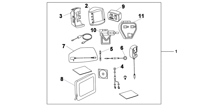 FJS400 (ABS) Блок навигации
