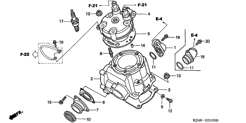 Cylinder/cylinder head