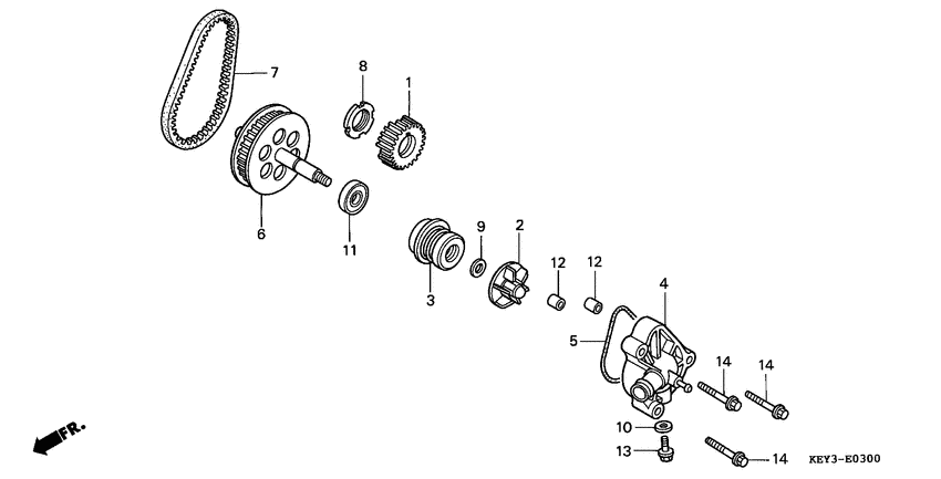 FES150 Водяная помпа