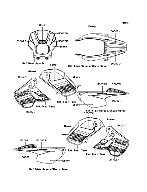 KL110 Наклейки