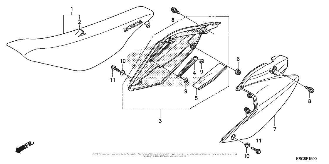 Seat + Side Cover
