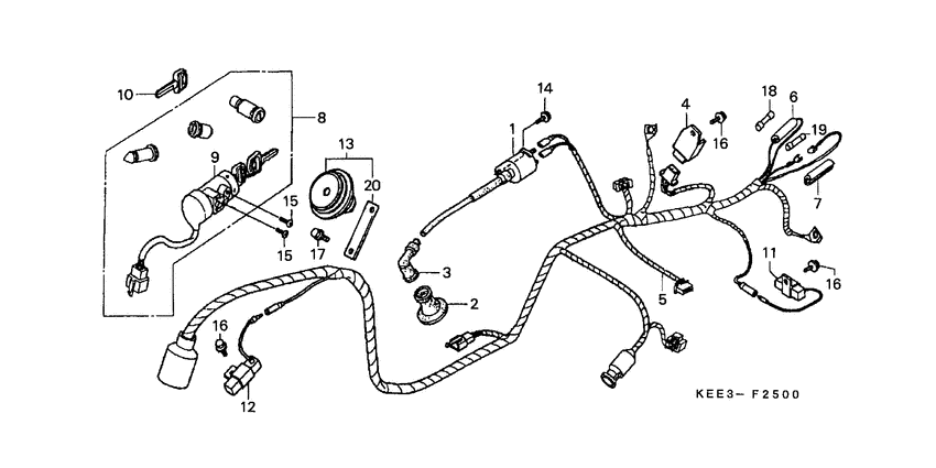Harness wire