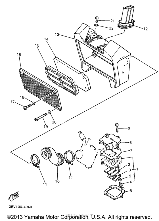 PW80J Впускная система
