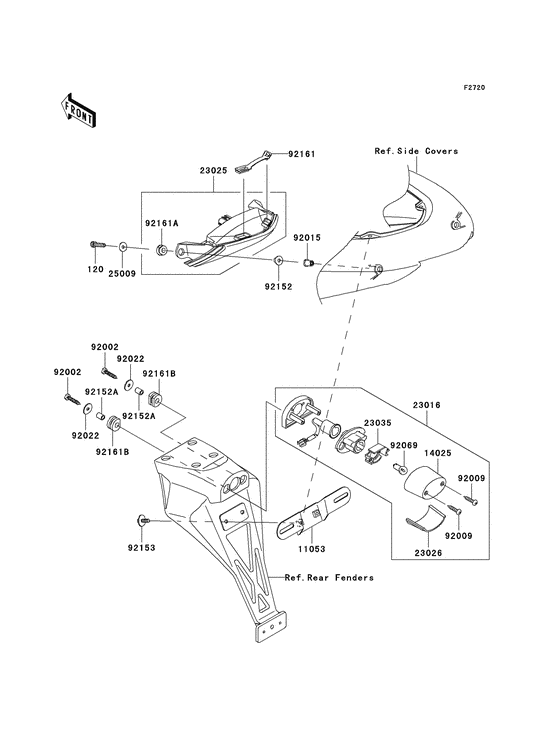 Taillight unit ass`y