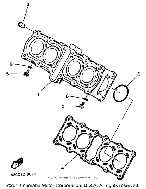 FZR400SWC Цилиндры