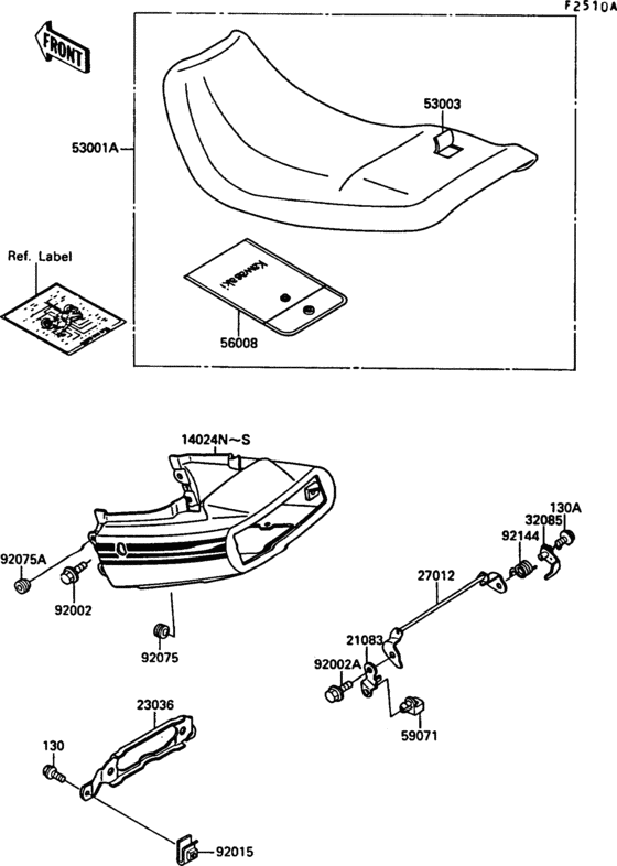 Seat(ex500-b2/b3/b4)