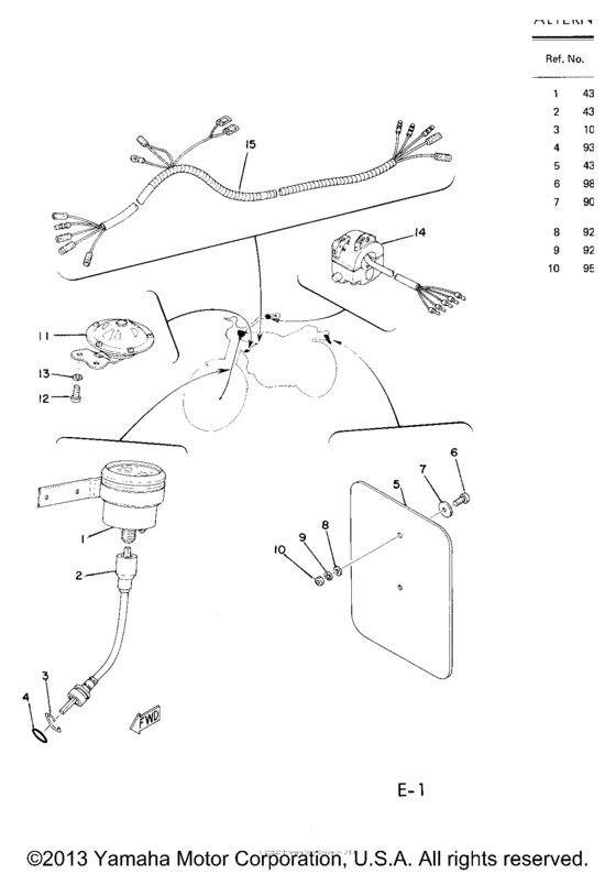 TY250C Alternate parts