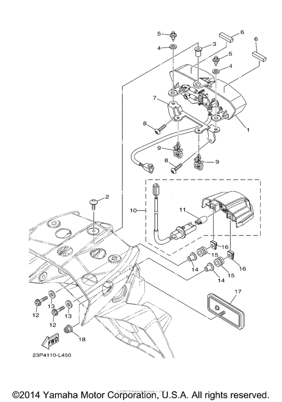 XTZ1200E Фонарь