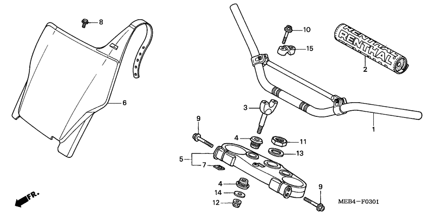 Handle pipe/top bridge