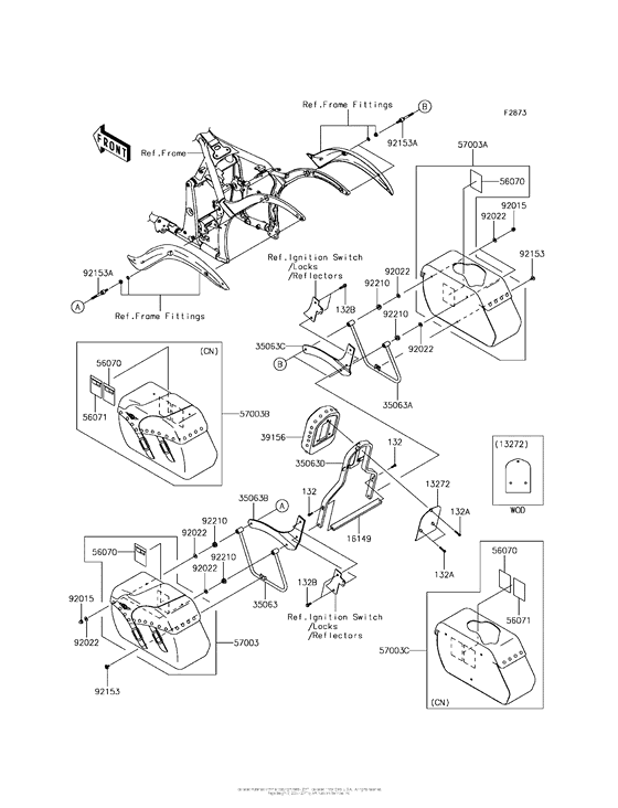 VN900 Кофры боковые