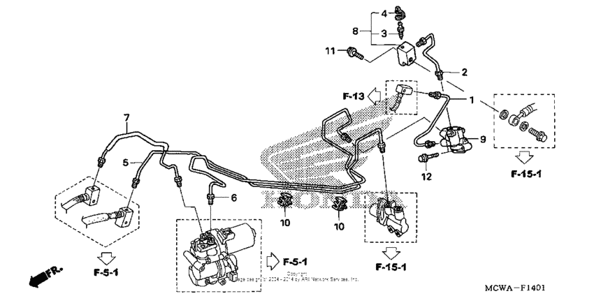 VFR800 (ABS) Proportioning control valve (abs)