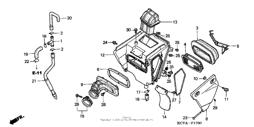 Air cleaner (a)