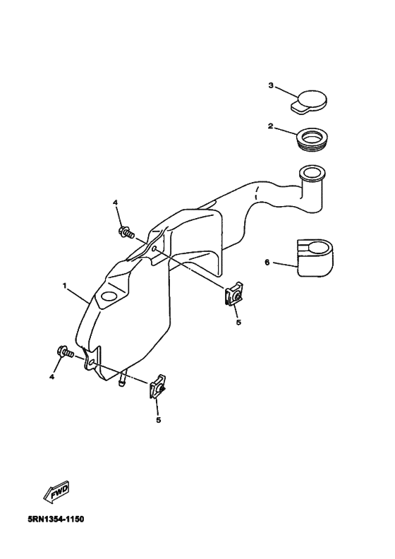 YN100 Бак масляный
