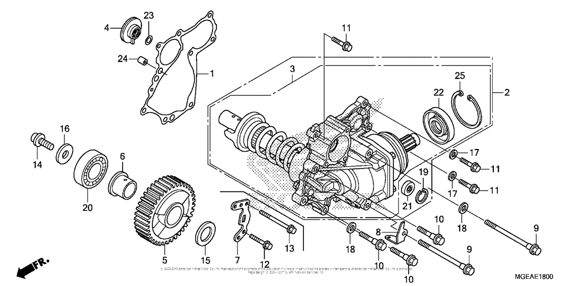 Side Gear Case