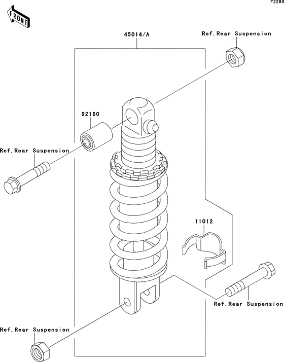ZX1100 Амортизатор