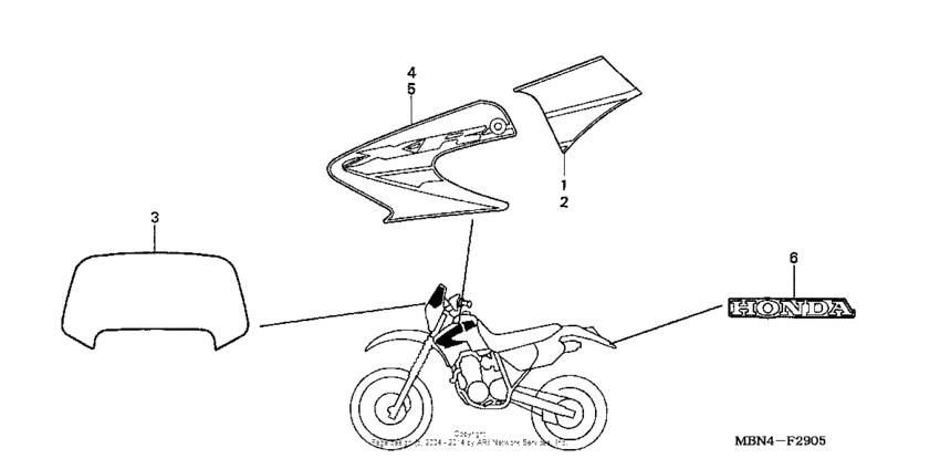 XR650R Stripes ('05)