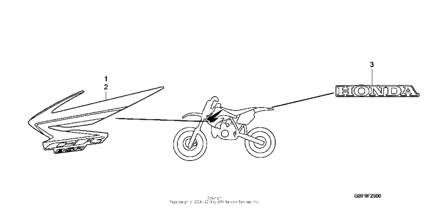 CR85RB Наклейки