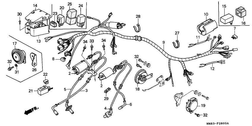 Wire harness/ ignition coil