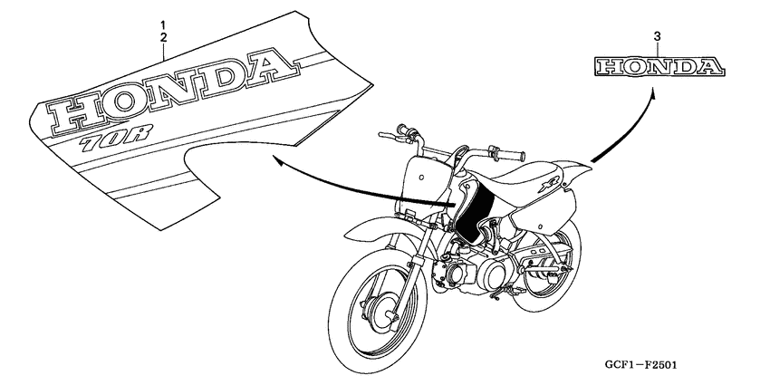 XR70R Label read the manual