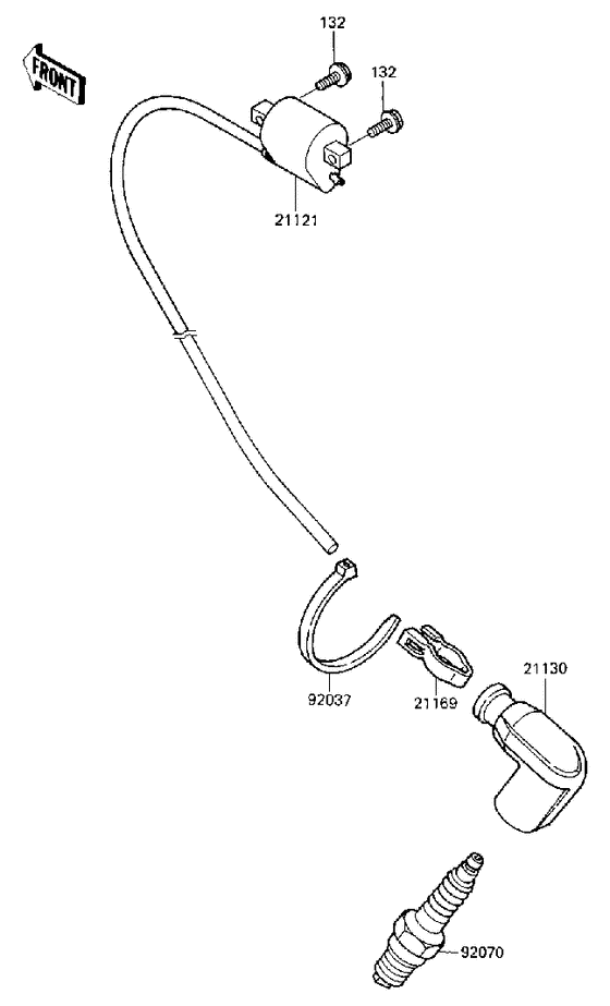  Катушка зажигания