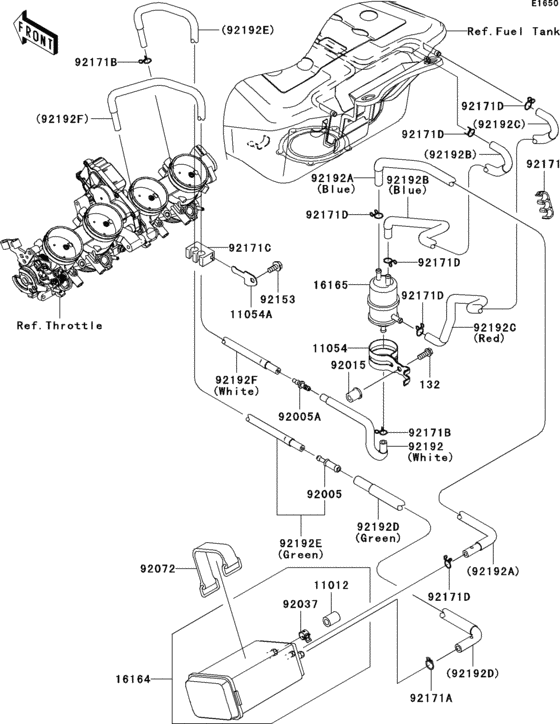 ZX1400 Fuel evaporative system(1 / 2)(ca)