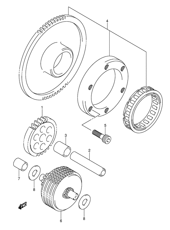 SV1000 Муфта стартера