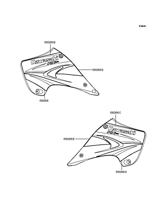 KX125 Наклейки