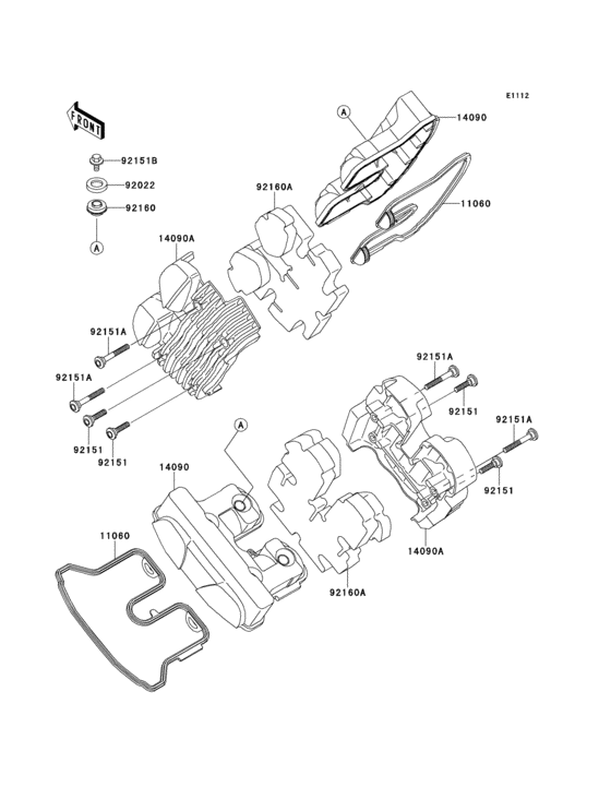 VN250 Крышка головки цилиндров