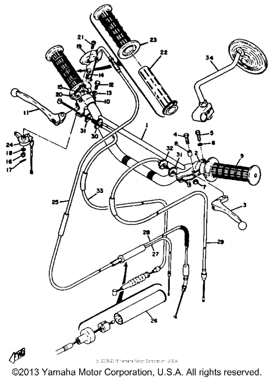 Handle wire