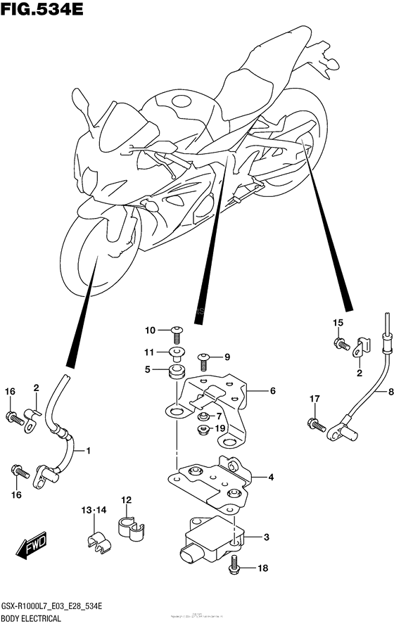 Body Electrical (Gsx-R1000Al7 E28)
