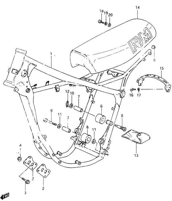 Frame - seat