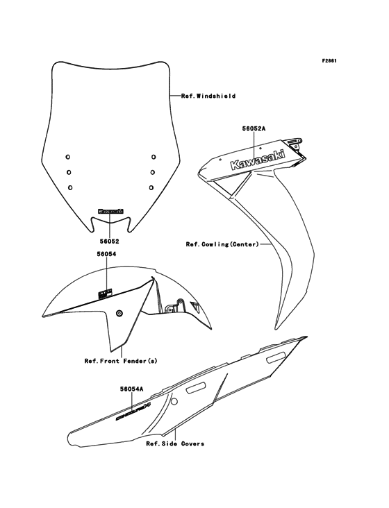 ZG1400 Наклейки (синие)