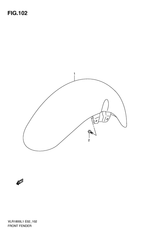 VLR1800 Переднее крыло