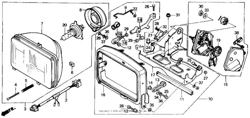 Ch150d headlight