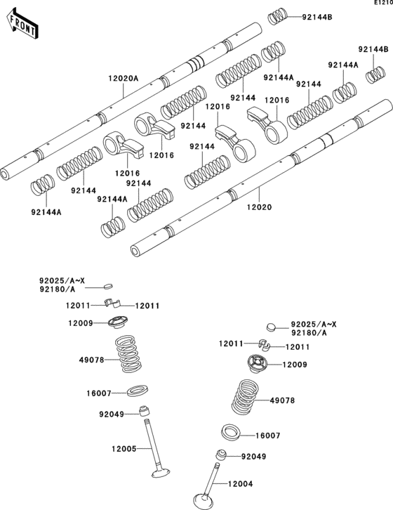 ZR1100 Клапана