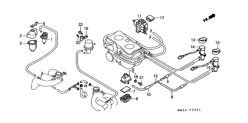Solenoid valve/ sub air cleaner