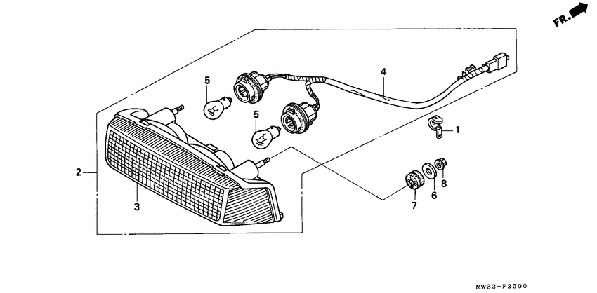 Taillight unit ass`y