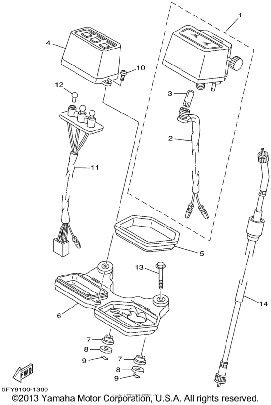 TW200 Приборы