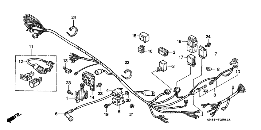 Harness wire