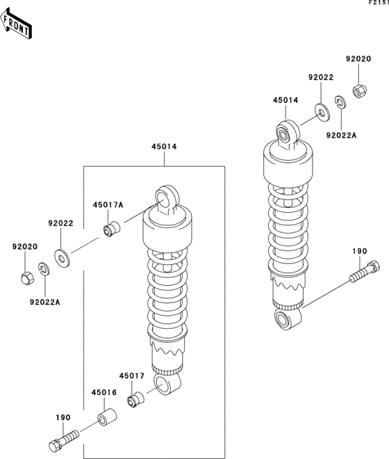 EL250 Подвеска  /  амортизатор