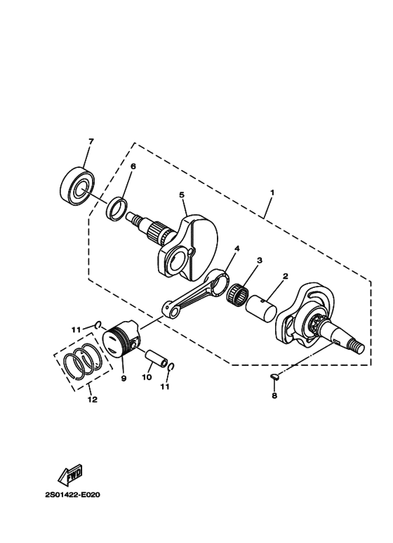 Crankshaft & piston