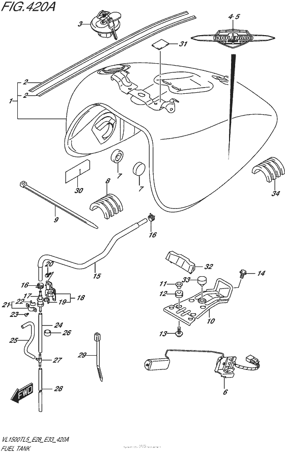 Fuel Tank (Vl1500Tl5 E28)