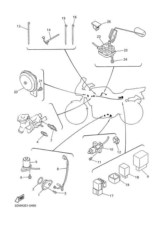 FZS600SP Электрика 2