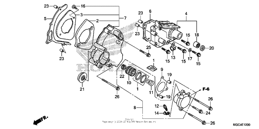 Left rear cover