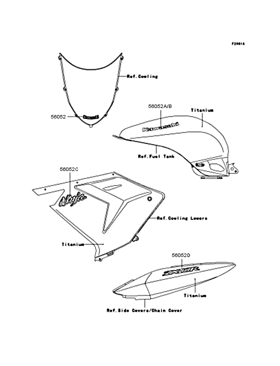 ZX1000 Наклейки