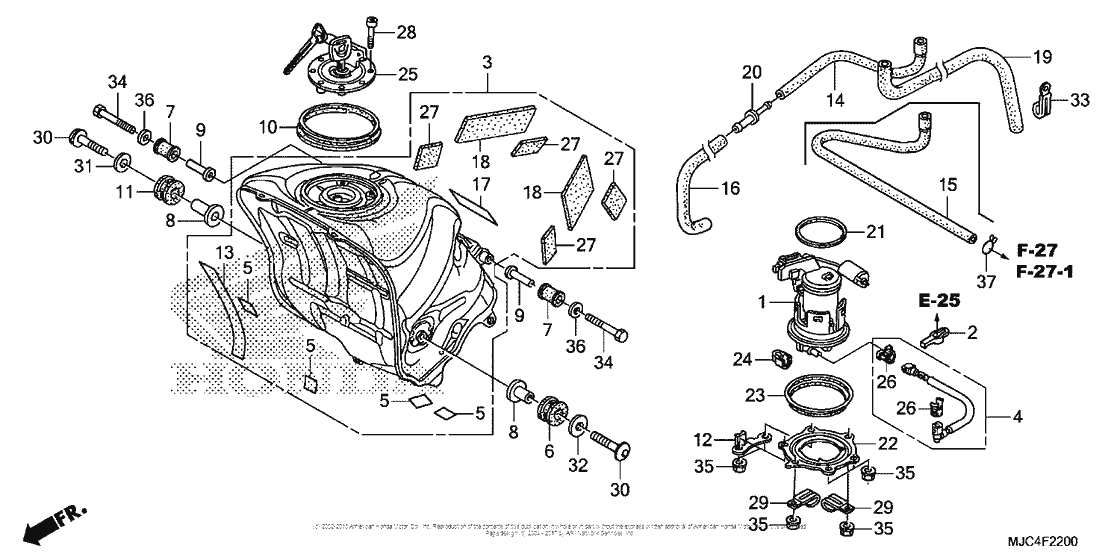 Fuel Tank + Fuel Pump